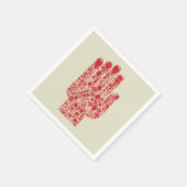 Handpapier Napkins Serviette (Ecke)