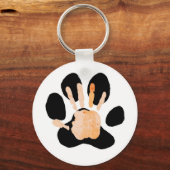 Handpappdruck Schlüsselanhänger (Vorderseite)