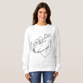 Handpfanne Sweatshirt (Vorne ganz)