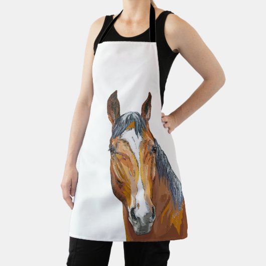Handpferd zeichnend schürze (InSitu)