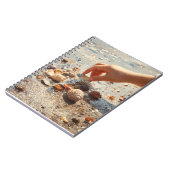 Handpicken Seashells Beach Notebook Notizblock (Linke Seite)