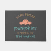 Handpickte Pumpkins Fußmatte (Vorderseite)