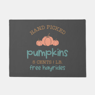 Handpickte Pumpkins Fußmatte