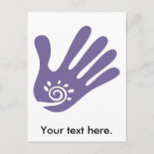 Handpostkarte Postkarte (Vorderseite)