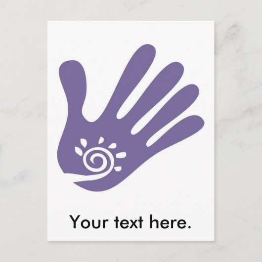 Handpostkarte Postkarte (Vorderseite)