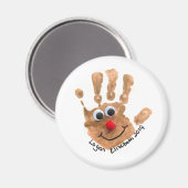 Handprint der Handschrift von benutzerdefinierten  Magnet (Vorderseite/Rückseite)