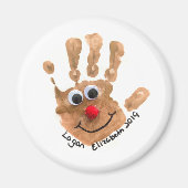 Handprint der Handschrift von benutzerdefinierten  Magnet (Vorne)