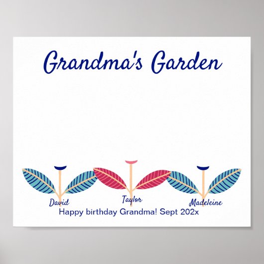 Handprint Footprint DIY Activity Template Poster (Vorne)