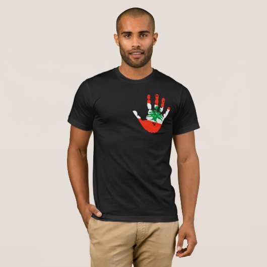 Handprint für Libanon T-Shirt (Vorne ganz)