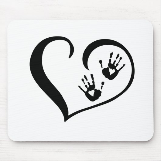 HandPrint_logo Mousepad (Vorne)
