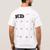 Handprint-Speicher-Shirt | Schuljahr | abschluss T-Shirt (Rückseite)