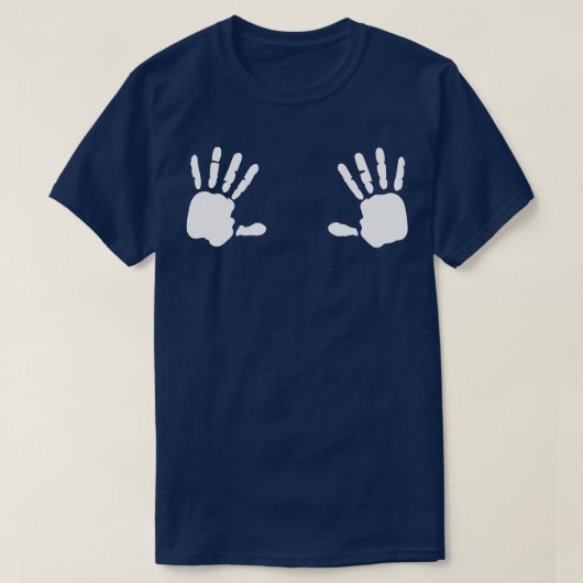 Handprint Touch mir Geschenk T-Shirt (Design vorne)