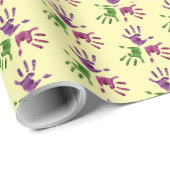 Handprints Geschenkpapier (Rolleneckpunkt)