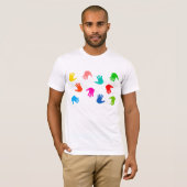 Handprints Mens T - Shirt (Vorne ganz)