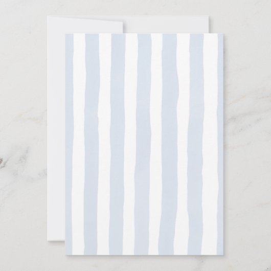 Handrawn Fresh off Market Brautparty Einladung (Rückseite)