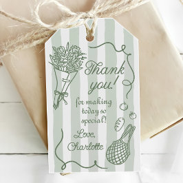 Handrawn Fresh off Market Brautparty Geschenkanhänger