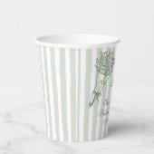 Handrawn Fresh off Market Brautparty Pappbecher (Rechts)