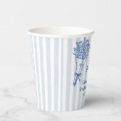 Handrawn Fresh off Market Brautparty Pappbecher (Rechts)