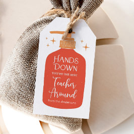 Hands Down Seifenlehrer-Dankeschön Weihnachten Geschenkanhänger