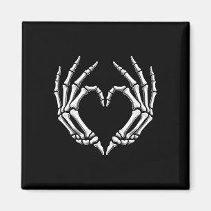 Hands Herz signieren Retro Halloween Kostüm Frauen Magnet