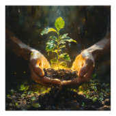 Hands Holding Hope Fotodruck (Vorne)