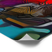 Hands in the Shape of a Heart Love Poster (Ecke)