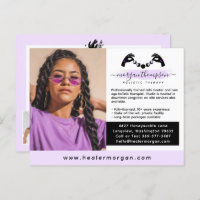 Hands & Moon Phase Massage Reiki Logo Marketing