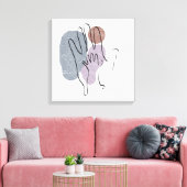 Hands Mother Child Line Art Liebe Leinwanddruck (Insitu (Wohnzimmer))
