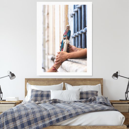 Hands of Devotion Leinwanddruck (Insitu (Schlafzimmer))