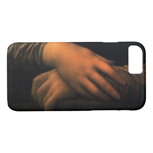 Hands of Mona Lisa iPhone 7 case (Rückseite (Horizontal))