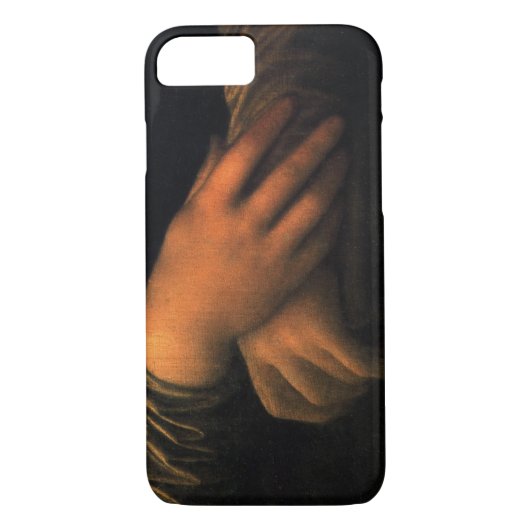 Hands of Mona Lisa iPhone 7 case (Rückseite)