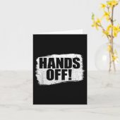 Hands Off 2025 Protest Karte (Gelbe Blume)