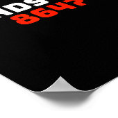 Hands Off 8647 Protest Poster (Ecke)