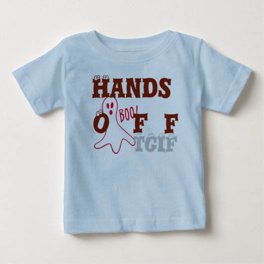 Hands oFF bOO!Baby American Apparel Raglan T - Shi Baby T-shirt (Vorderseite)