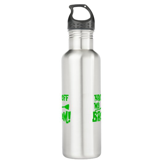 Hands Off Edelstahlflasche (Rückseite)