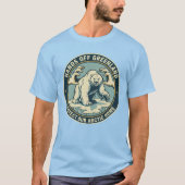 Hands Off Greenland Polar Bear T-Shirt (Vorderseite)