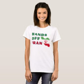 Hands Off Iran T-Shirt (Vorne ganz)