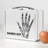 HANDS OFF lunchbox HINZUFÜGEN IHREN EIGENEN TEXT (Beispiel)