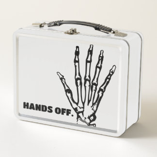 HANDS OFF lunchbox HINZUFÜGEN IHREN EIGENEN TEXT