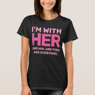 Hands Off Movement Ich bin mit ihrem LGBTQ Zivile  T-Shirt