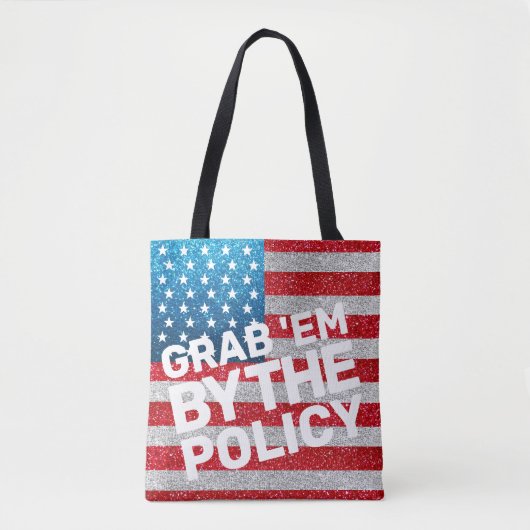 Hands Off Movement packen sie vom Policy-Glitzer Tasche (Vorderseite)