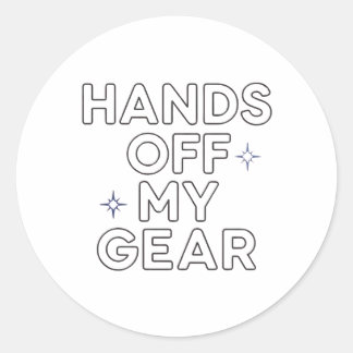 Hands Off My Gear" Vinyl Sticker