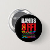 Hands Off Protest 2025-Aktivistenerprotest Button (Vorne & Hinten)