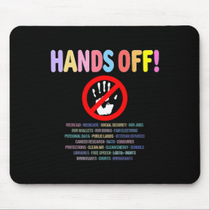Hands Off Protest 2025 Mousepad