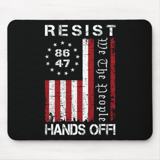 Hands Off Protest 86 47 8647 Protest Rett D Mousepad (Vorne)