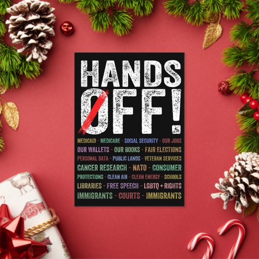 Hands Off Protest Acryleinladungen (Insitu (Feiertag))
