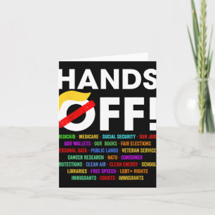Hands Off Protest Samstag 5. April Männer 5 Frauen Karte