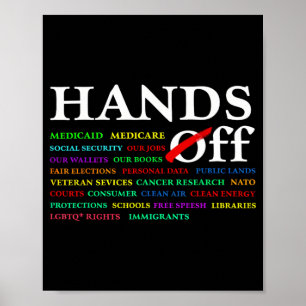 Hands Off Protest Samstag 5. April Männer Frauen 7 Poster