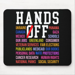 Hands Off Protest Samstag 5. April Männer Frauen 8 Mousepad