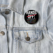 Hands Off Protest T - Shirt2.png Button (Beispiel)